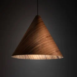 Drewniana lampa wisząca SOLIS WOOD DĄB CIEMNY (10598) - TK Lighting