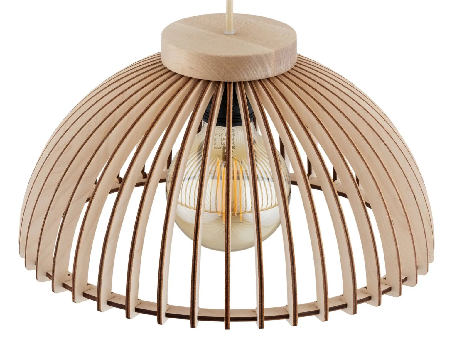 Drewniana lampa wisząca TRE (8633) - Argon