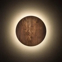 Drewniany kinkiet Ring Timber S (11288) - Nowodvorski