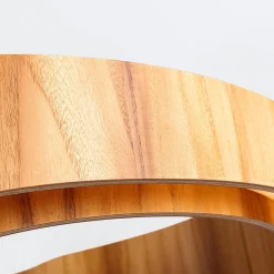 Duża lampa wisząca LED Horizon (QN-HORIZON-RING-LED-80-TEAK) - Quintiesse