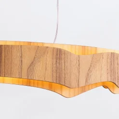 Duża lampa wyspowa LED Horizon (QN-HORIZON-LED-LP-140-TEAK) - Quintiesse