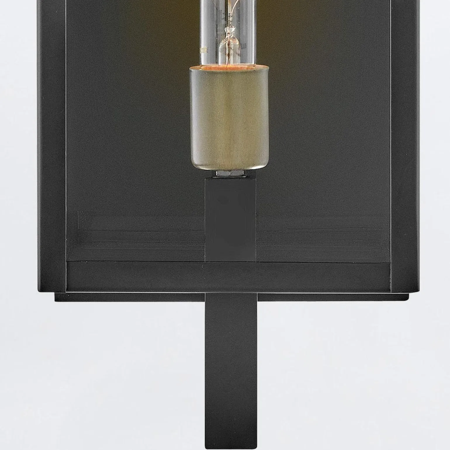 Duża latarnia naścienna Catalina - 1 źródło światła - Czarny, oksydowany brąz (QN-CATALINA-L) - Quintiesse