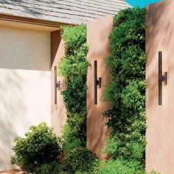 Duża latarnia naścienna LED Nocar - - Strukturalna czerń (KL-NOCAR-L-BK) - Elstead Lighting