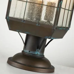 Duża latarnia stojąca Nantucket - 3 źródła światła (QN-NANTUCKET3-L-AS) - Quintiesse