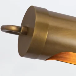 Duża obrazówka Wynwood - 2 źródła światła - Vintage mosiądz (QN-WYNWOOD-PL-L-VBS) - Quintiesse