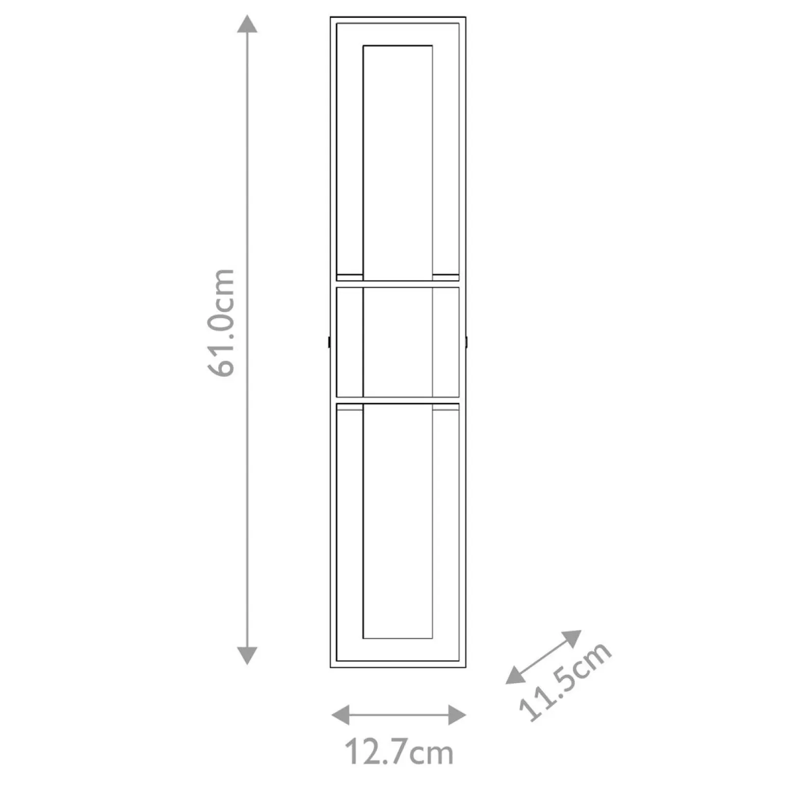 Duży kinkiet do przedpokoju Blakley z alabastrowym kloszem Szczotkowane złoto (QN-BLAKLEY-L-BG) - Quintiesse
