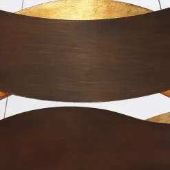 Duży żyrandol Vaughan - Brązowo-złoty (QN-VAUGHAN-P-L-BRZ-GD) - Quintiesse