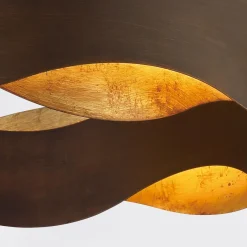 Duży żyrandol Vaughan - Brązowo-złoty (QN-VAUGHAN-P-L-BRZ-GD) - Quintiesse