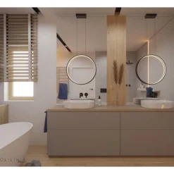 ECHO VERTICAL 180 Żyrandol czarny 4000K (66431) - Ramko