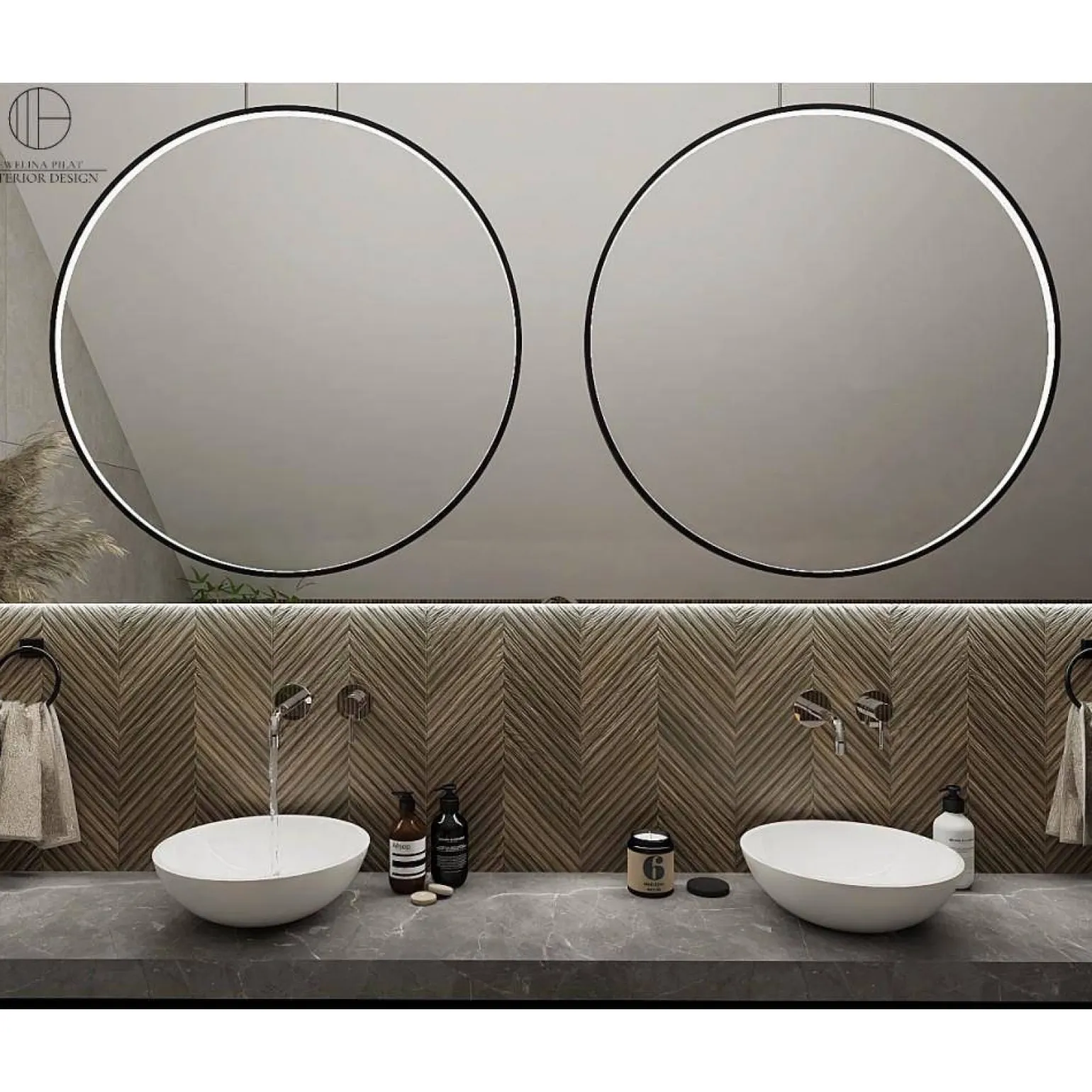 ECHO VERTICAL 180 Żyrandol czarny 4000K (66431) - Ramko