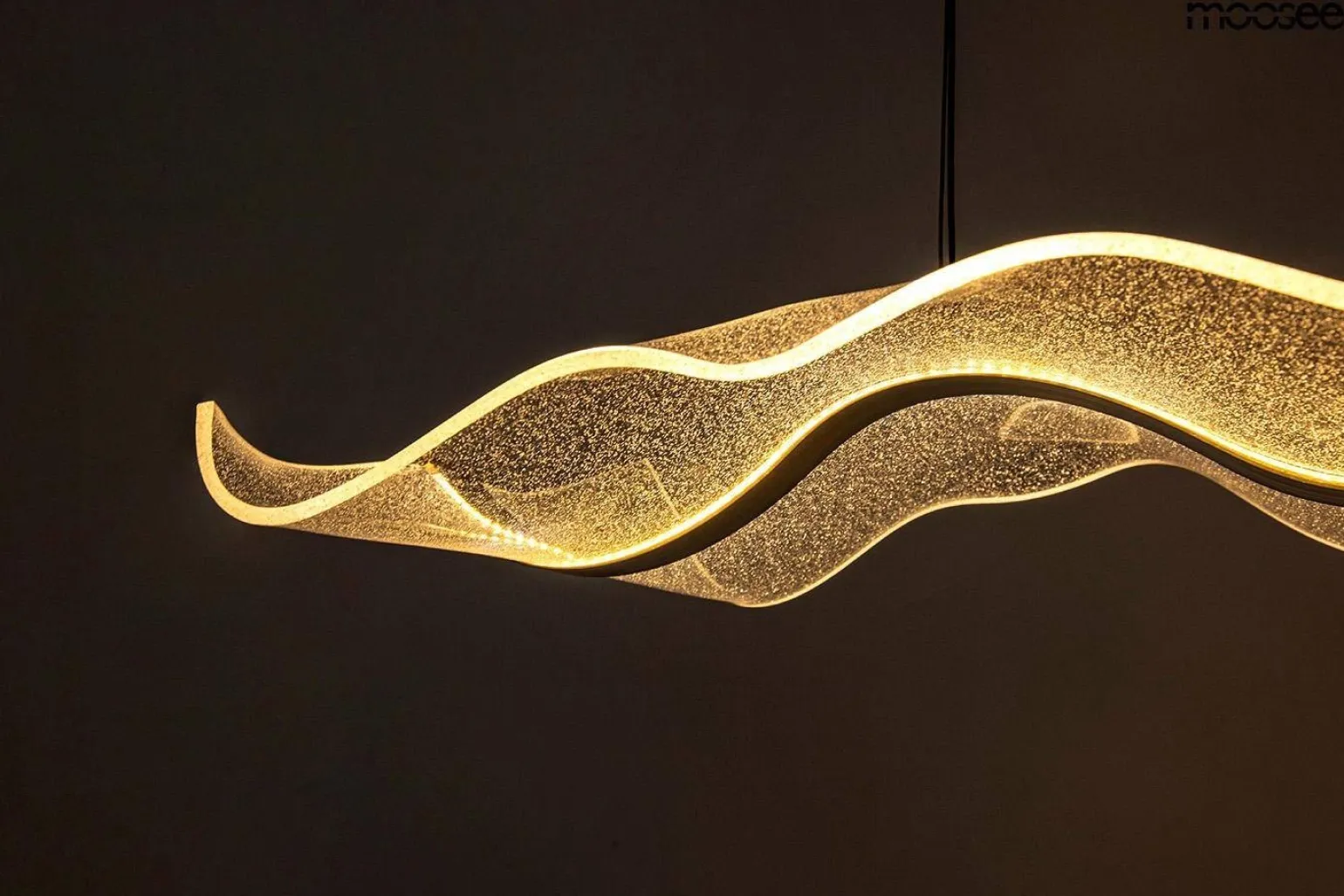 Efektowna lampa wisząca BREATH 120 złota (MSE1501100403) - Moosee