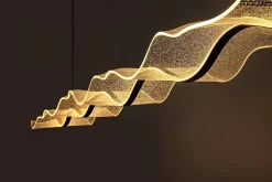 Efektowna lampa wisząca BREATH 120 złota (MSE1501100403) - Moosee