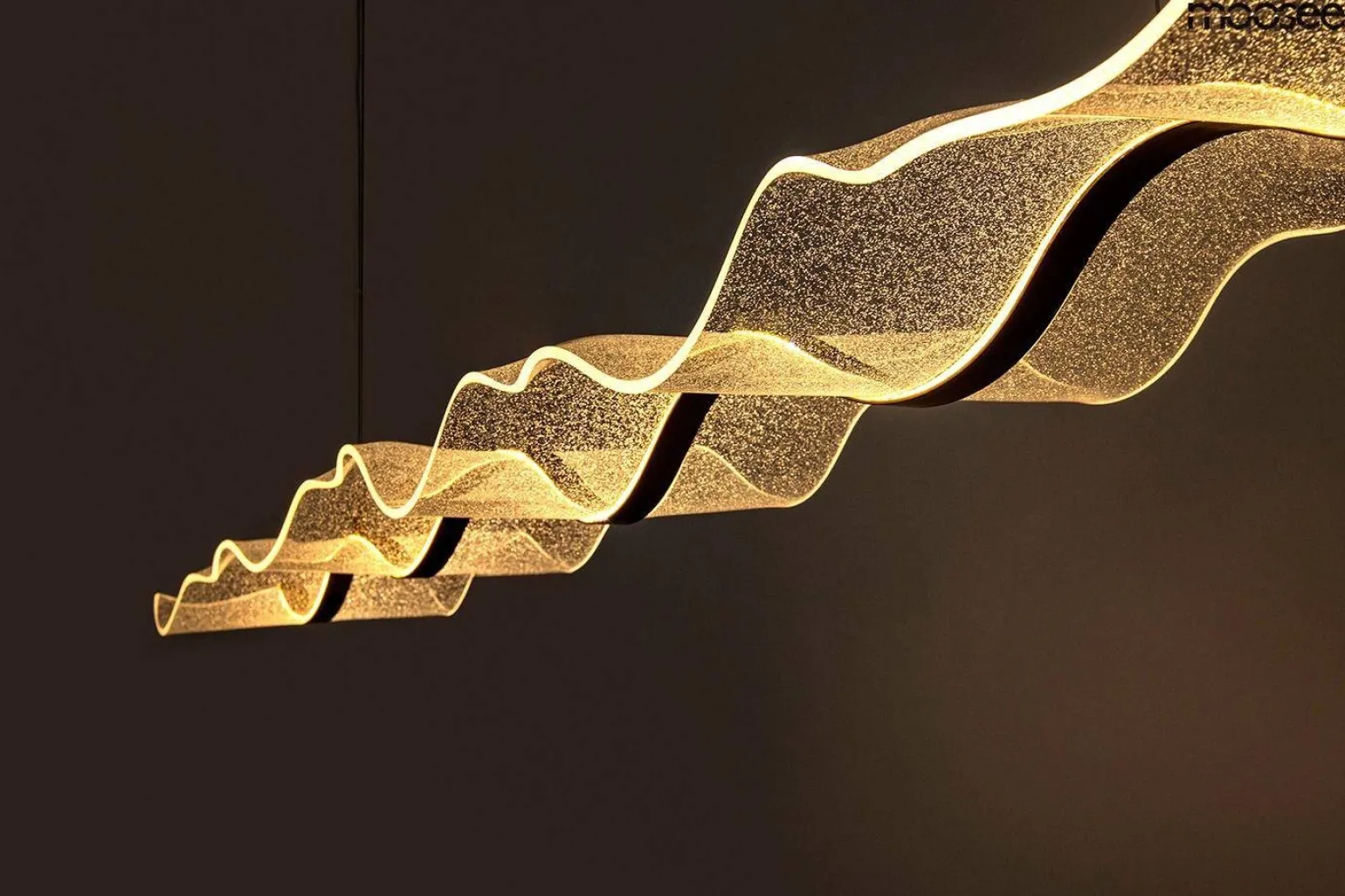 Efektowna lampa wisząca BREATH 120 złota (MSE1501100403) - Moosee