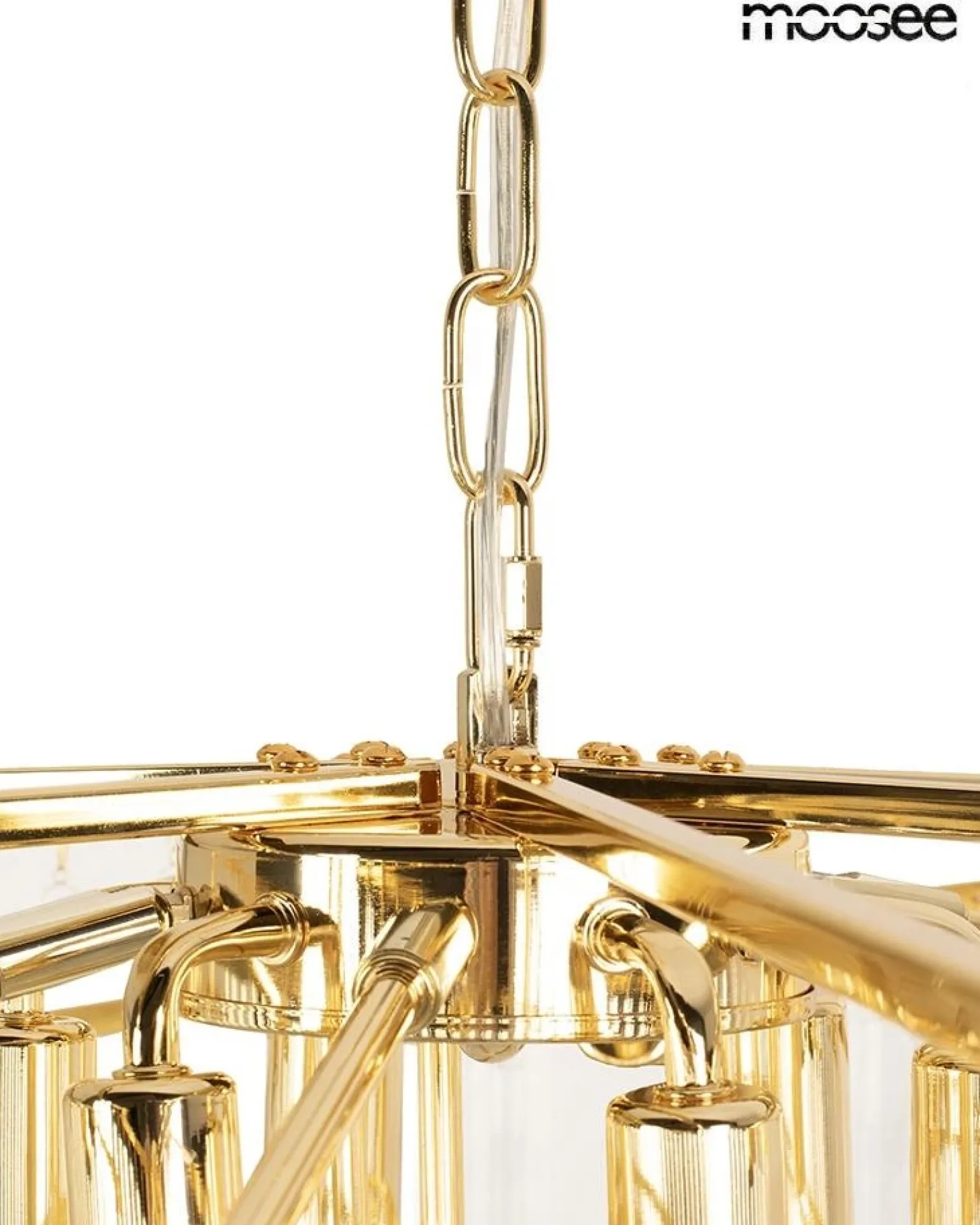 Ekskluzywna kryształowa lampa wisząca LUMA 60 złota (MSE1501100568) - Moosee