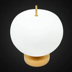 Ekskluzywna lampa LED stołowa złoto biała Apple T: Altavola Design (LA058/T) - ALTAVOLA DESIGN