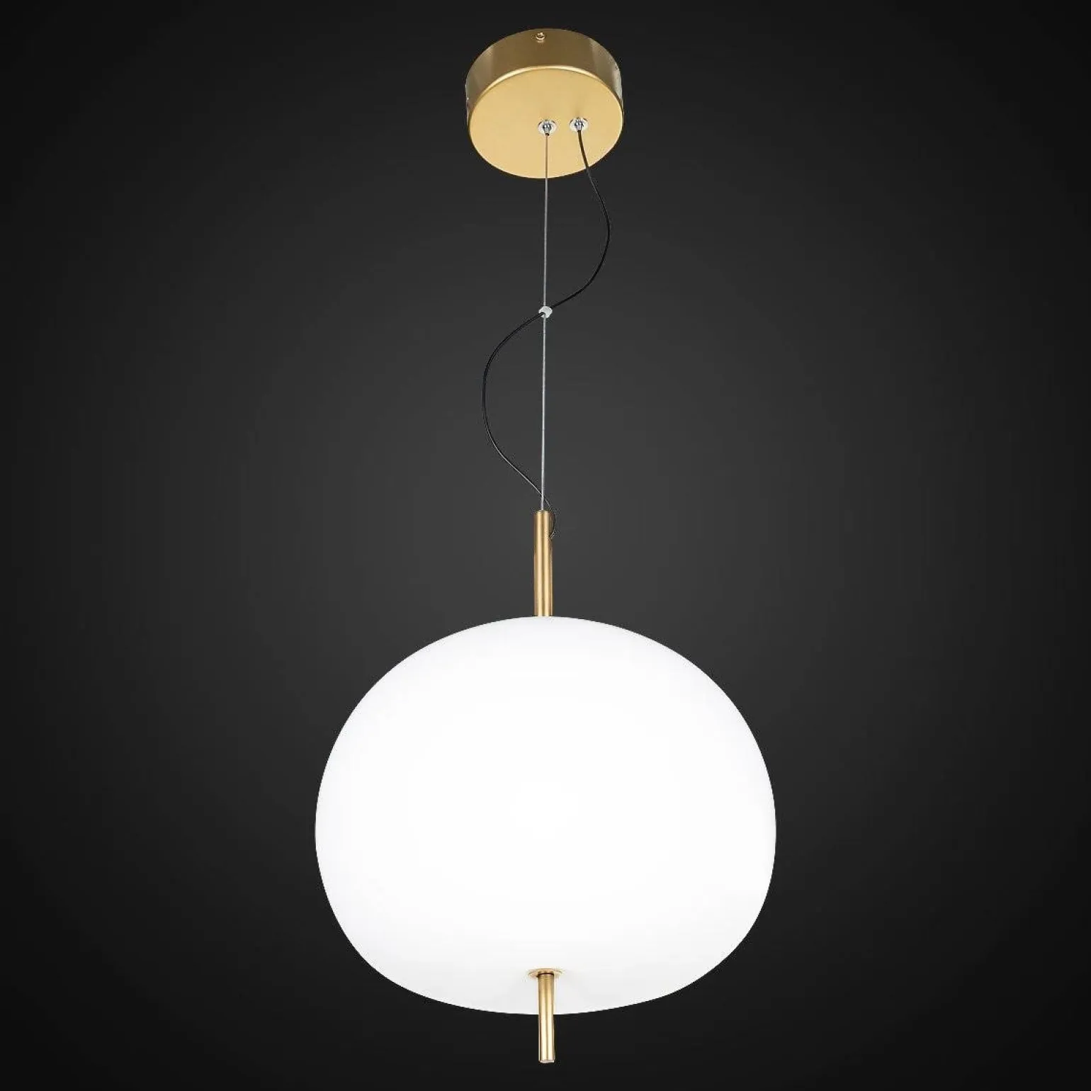 Ekskluzywna lampa LED wisząca złoto biała Apple P Altavola Design (LA058/P ) - ALTAVOLA DESIGN