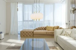 Ekskluzywna lampa LED wisząca złoto biała Apple CL3 Altavola Design (LA058/CL3 ) - ALTAVOLA DESIGN