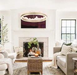 Ekskluzywna lampa wisząca MONTANA LED złota 60 cm (ST-6490P/1) - Step into Design