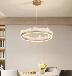 Ekskluzywna lampa wisząca MONTANA LED złota 60 cm (ST-6490P/1) - Step into Design