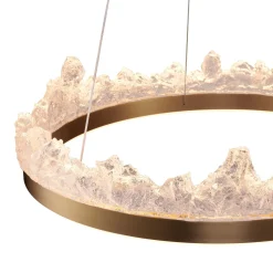 Ekskluzywna lampa wisząca MONTANA LED złota 60 cm (ST-6490P/1) - Step into Design