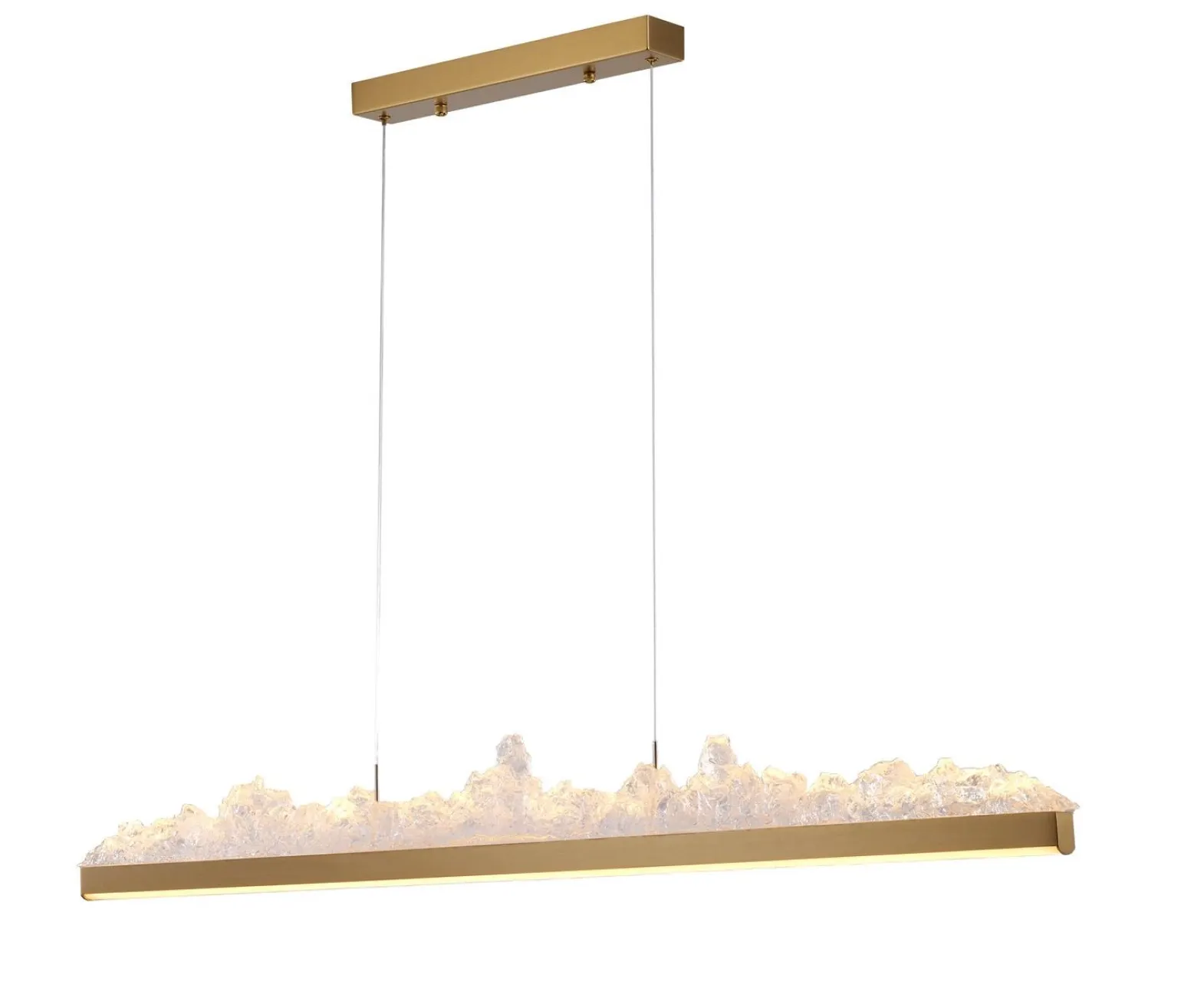 Ekskluzywna lampa wisząca MONTANA LONG LED złota 125 cm (ST-6490P/L) - Step into Design