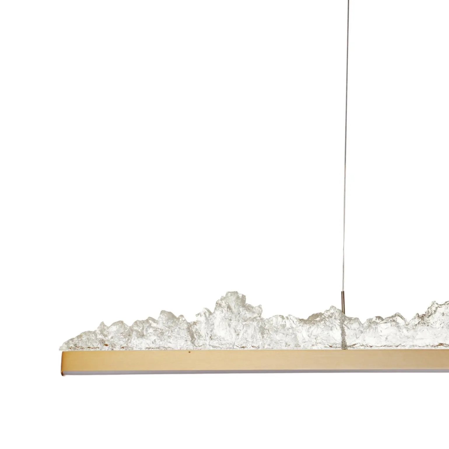 Ekskluzywna lampa wisząca MONTANA LONG LED złota 125 cm (ST-6490P/L) - Step into Design