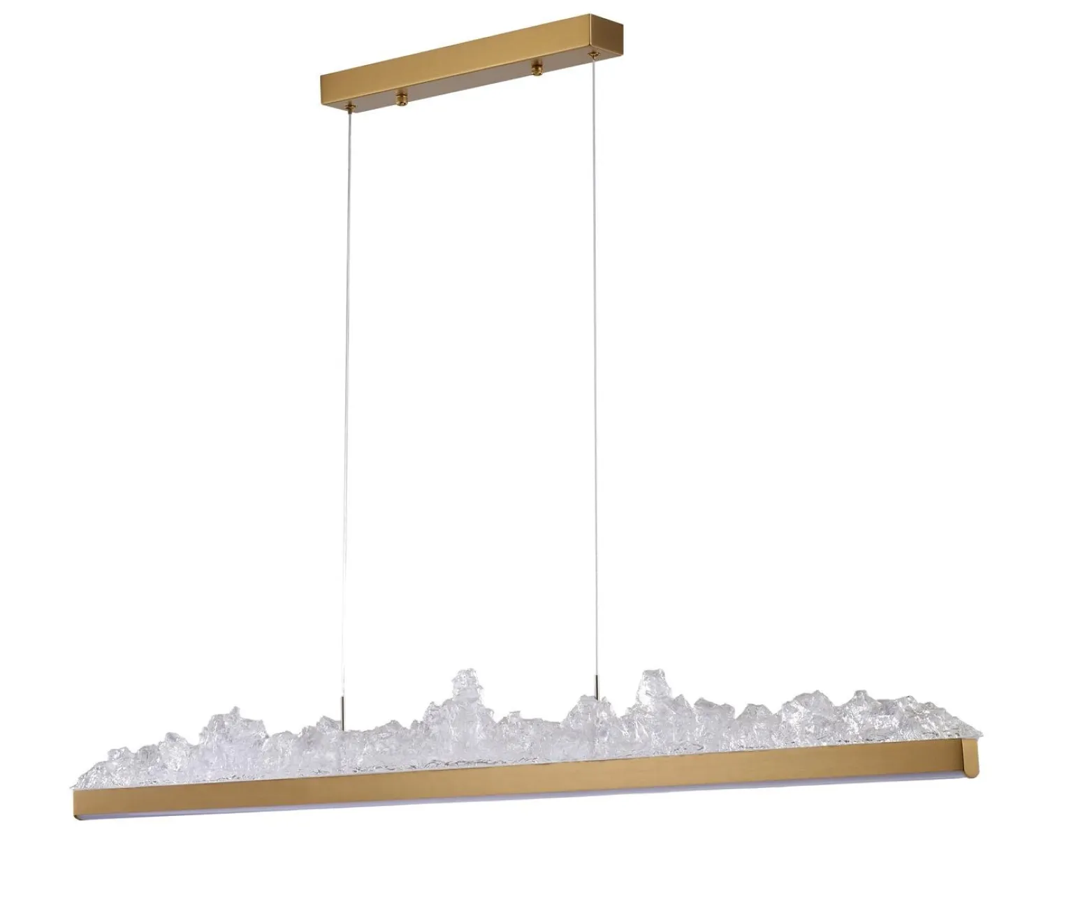 Ekskluzywna lampa wisząca MONTANA LONG LED złota 125 cm (ST-6490P/L) - Step into Design