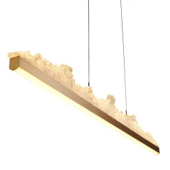 Ekskluzywna lampa wisząca MONTANA LONG LED złota 125 cm (ST-6490P/L) - Step into Design