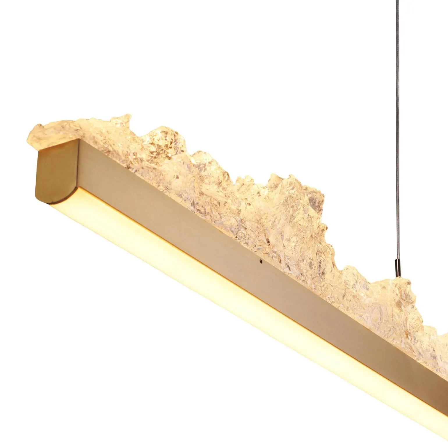 Ekskluzywna lampa wisząca MONTANA LONG LED złota 125 cm (ST-6490P/L) - Step into Design