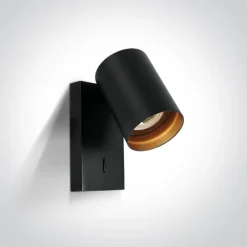 ELATOS K kinkiet czarny (65105NA/B) - One Light