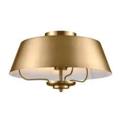 Elegancka Lampa wisząca Luella - 3 źródła światła - Szczotkowany naturalny mosiądz (KL-LUELLA-3P-BNB) - Kichler