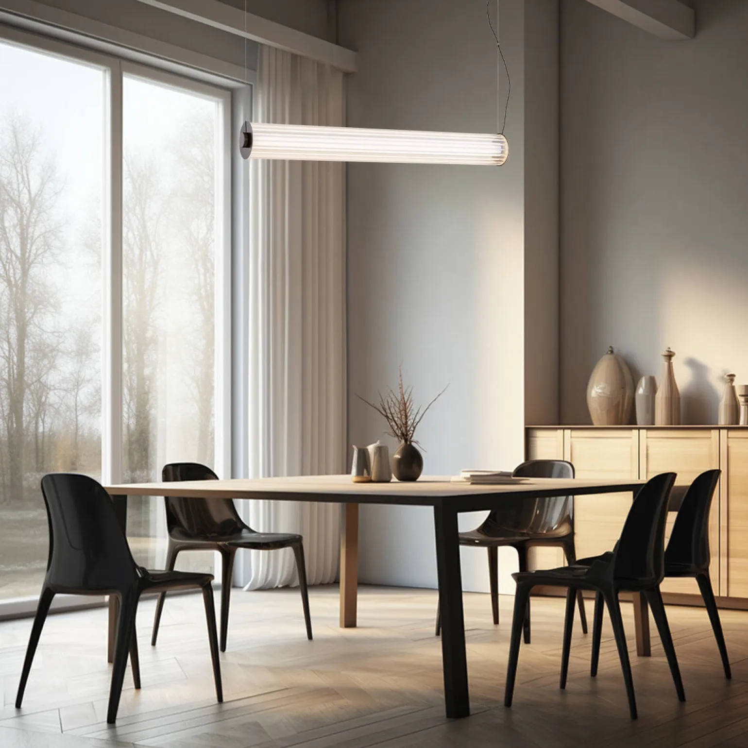 Elegancka lampa wisząca nad stół HAMPTON (8625) - Argon