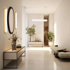 Elegancki kinkiet HAMPTON w kolorze mosiądzu (8622) - Argon