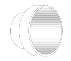 Elegancki okrągły kinkiet CARMELLO LED transparentna złota 13,5 cm (ST-DL-8535 gold) - Step into Design