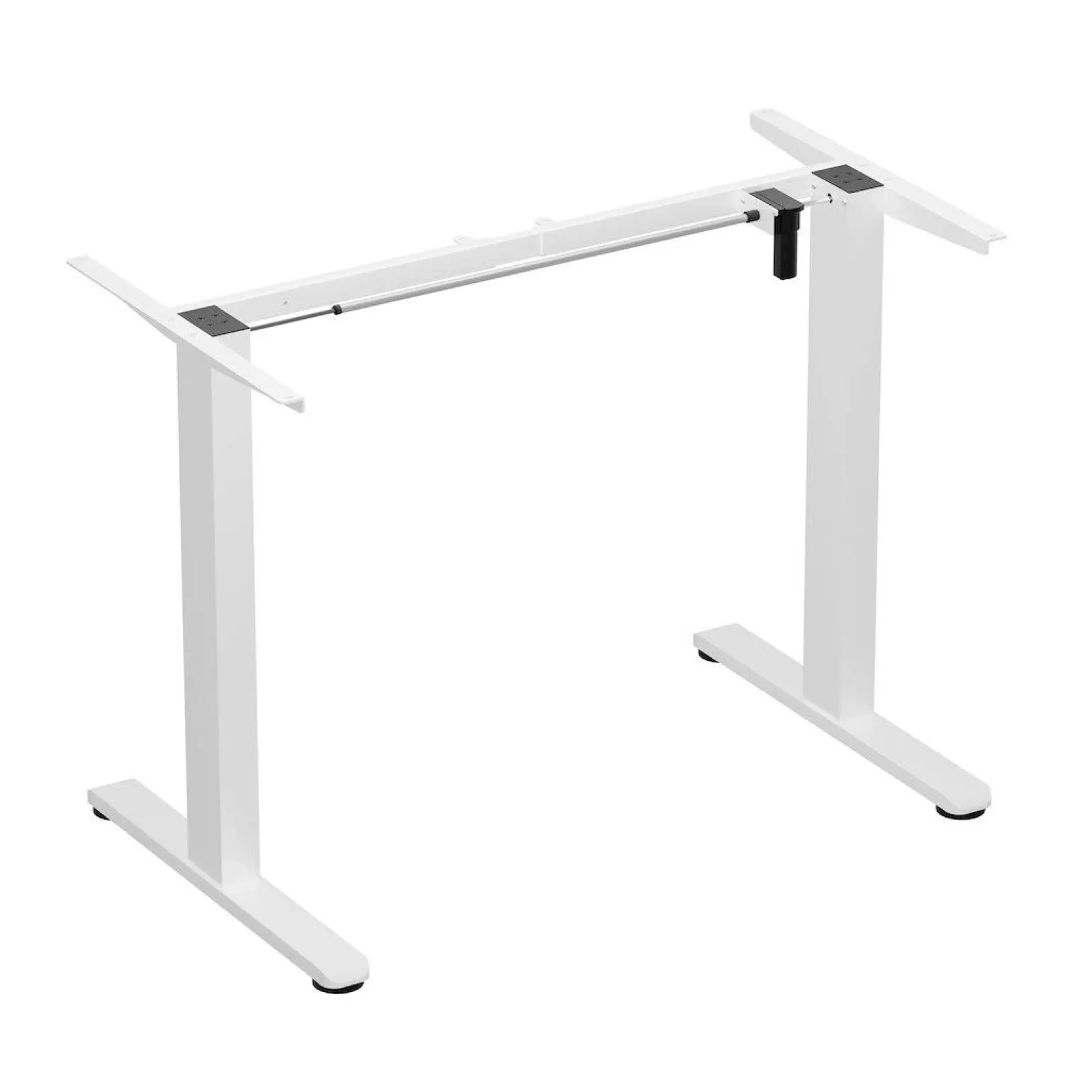 Elektrycznie regulowany stelaż do biurka z ładowarką USB Control Flex+ Biały (LV0740) - LVN SYSTEM