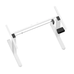 Elektrycznie regulowany stelaż do biurka z ładowarką USB Control Flex+ Biały (LV0740) - LVN SYSTEM