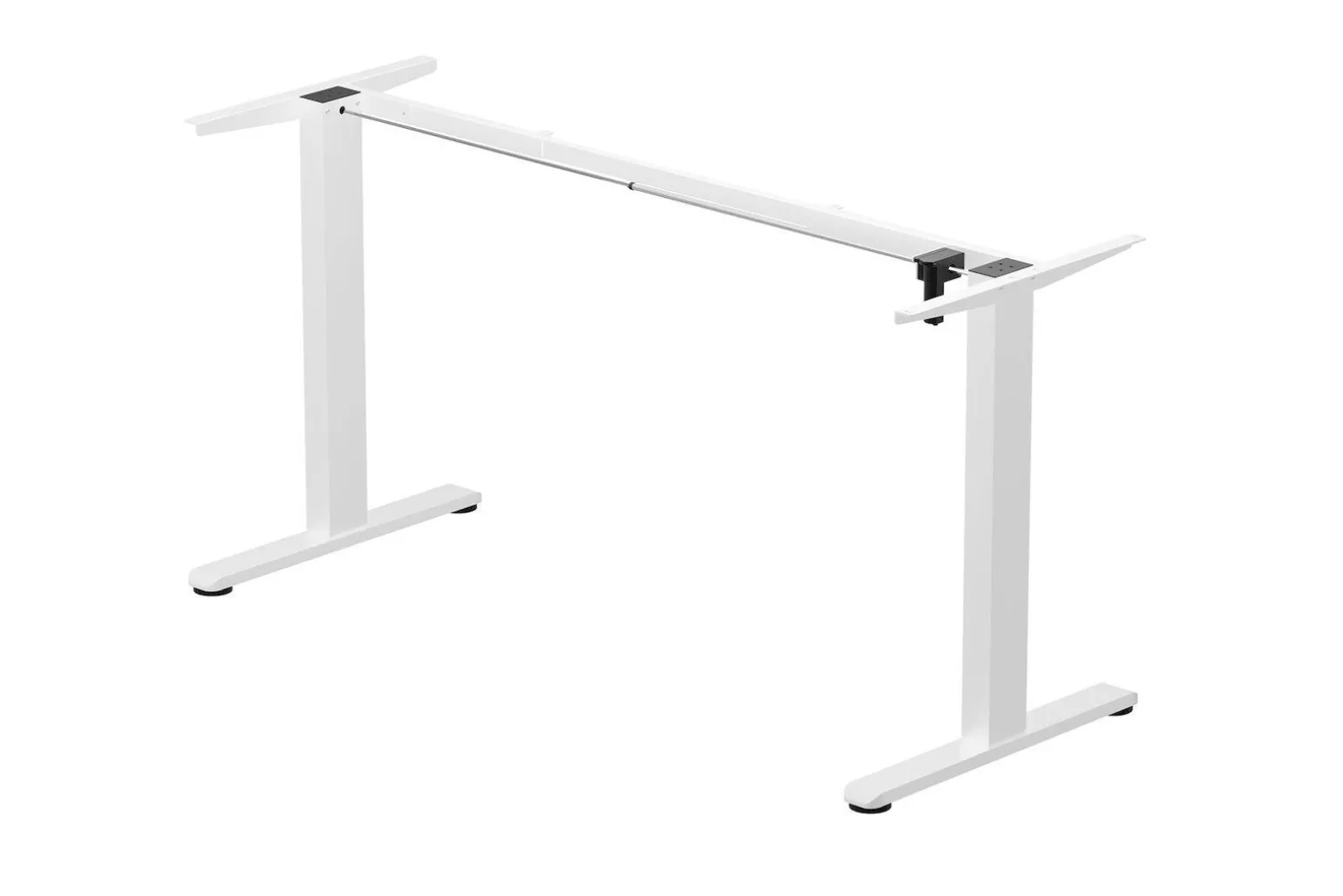 Elektrycznie regulowany stelaż do biurka z ładowarką USB Control Flex+ Biały (LV0740) - LVN SYSTEM