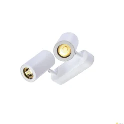 ENOLA_B, lampa ścienna i sufitowa, Spot, dwupunktowa, QPAR51, kolor biały, maks. 100W (152021) - SLV