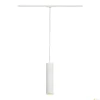 ENOLA_B, lampa wisząca do szyny wysokonapięciowej 1-fazowej, QPAR51, kolor biały, maks. 50W, z adapterem 1-fazowym białym (143961) - SLV