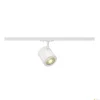ENOLA_C, spot do szyny wysokonapięciowej 1-fazowej, LED, 3000K, okrągły, biały, 55°, 11,2W, z adapterem 1-fazowym (143951) - SLV