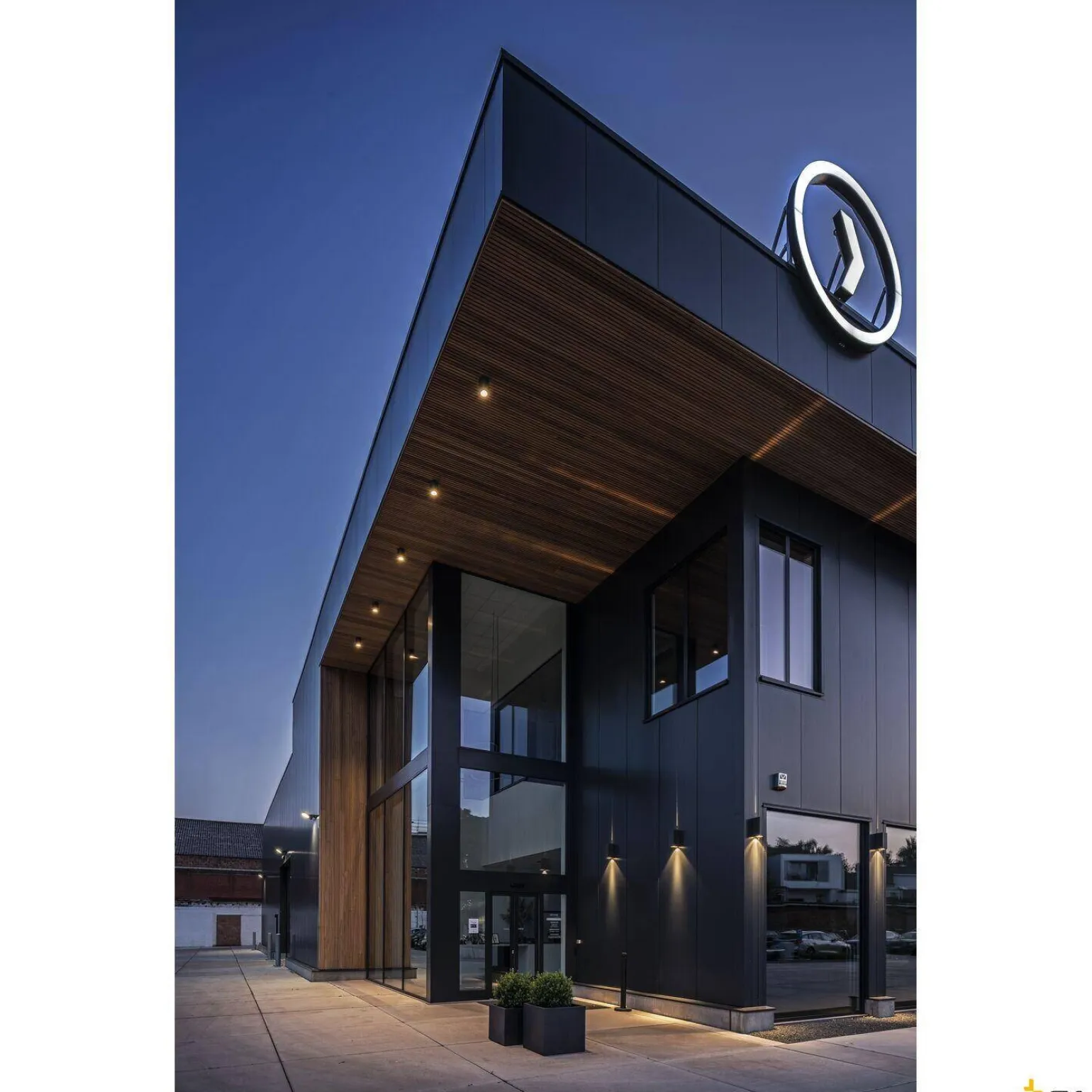 ENOLA ROUND L, lampa sufitowa natynkowa LED outdoor, kolor antracytowy CCT 3000/4000K (1003442) - SLV