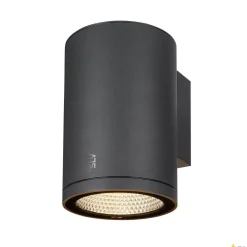 ENOLA ROUND L, single, lampa ścienna natynkowa LED outdoor, kolor antracytowy CCT 3000/4000K (1003440) - SLV