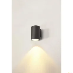 ENOLA ROUND L, single, lampa ścienna natynkowa LED outdoor, kolor antracytowy CCT 3000/4000K (1003440) - SLV