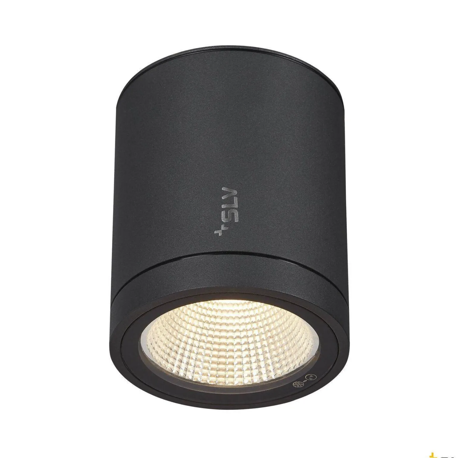 ENOLA ROUND M, zewnętrzna oprawa sufitowa natynkowa LED, kolor antracyt (1003427) - SLV