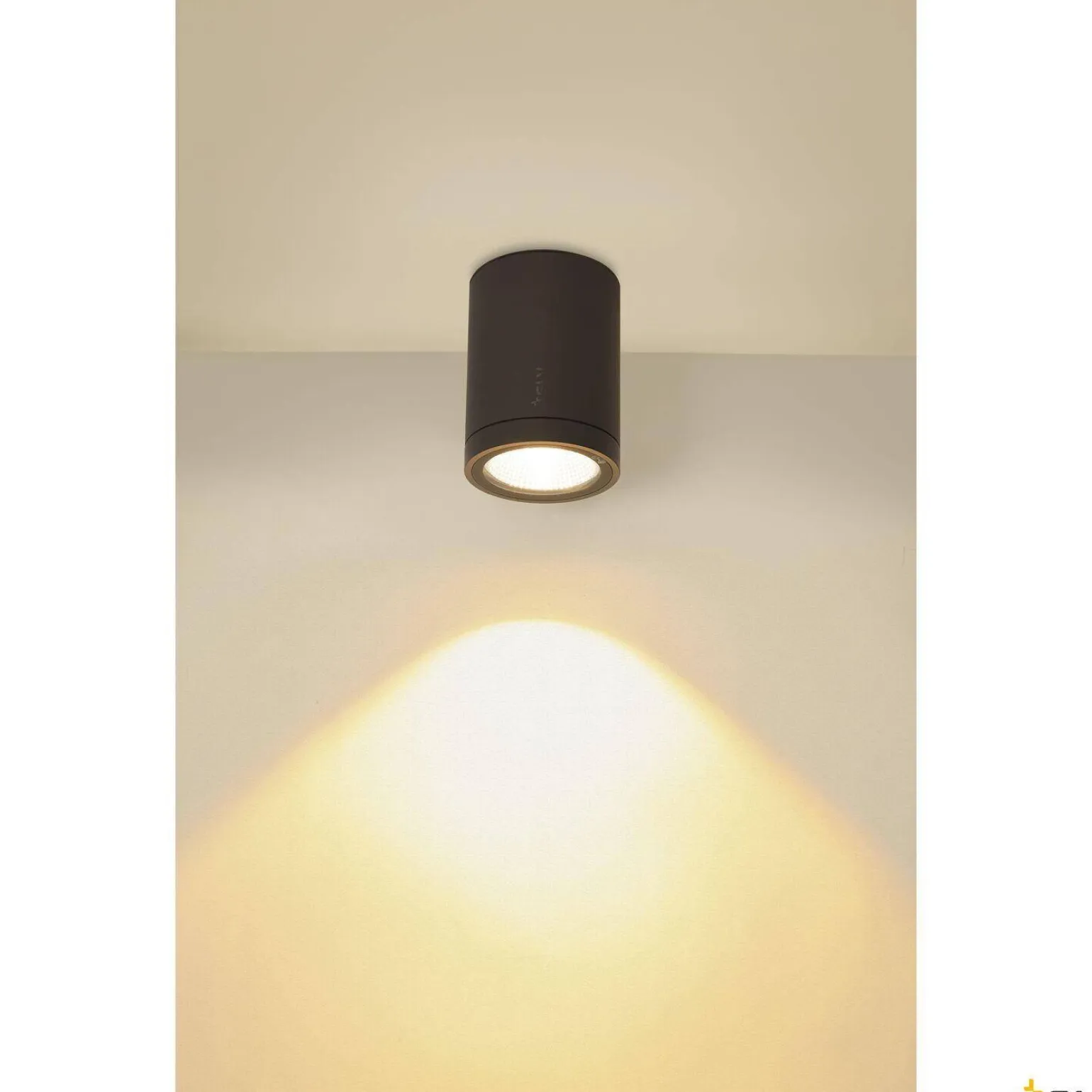 ENOLA ROUND M, zewnętrzna oprawa sufitowa natynkowa LED, kolor antracyt (1003427) - SLV