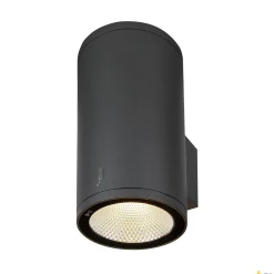 ENOLA ROUND UP/DOWN L, lampa ścienna natynkowa LED outdoor, kolor antracytowy CCT 3000/4000K (1003441) - SLV