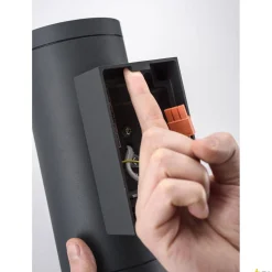 ENOLA ROUND UP/DOWN M, zewnętrzna oprawa ścienna do nabudowania LED, kolor antracytowy (1003425) - SLV