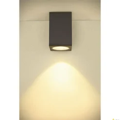 ENOLA SQUARE L, lampa sufitowa natynkowa LED outdoor, kolor antracytowy CCT 3000/4000K (1003439) - SLV