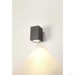 ENOLA SQUARE L, single, lampa ścienna natynkowa LED outdoor, kolor antracytowy CCT 3000/4000K (1003437) - SLV