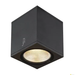 ENOLA SQUARE M, zewnętrzna oprawa sufitowa natynkowa LED, kolor antracytowy (1003421) - SLV